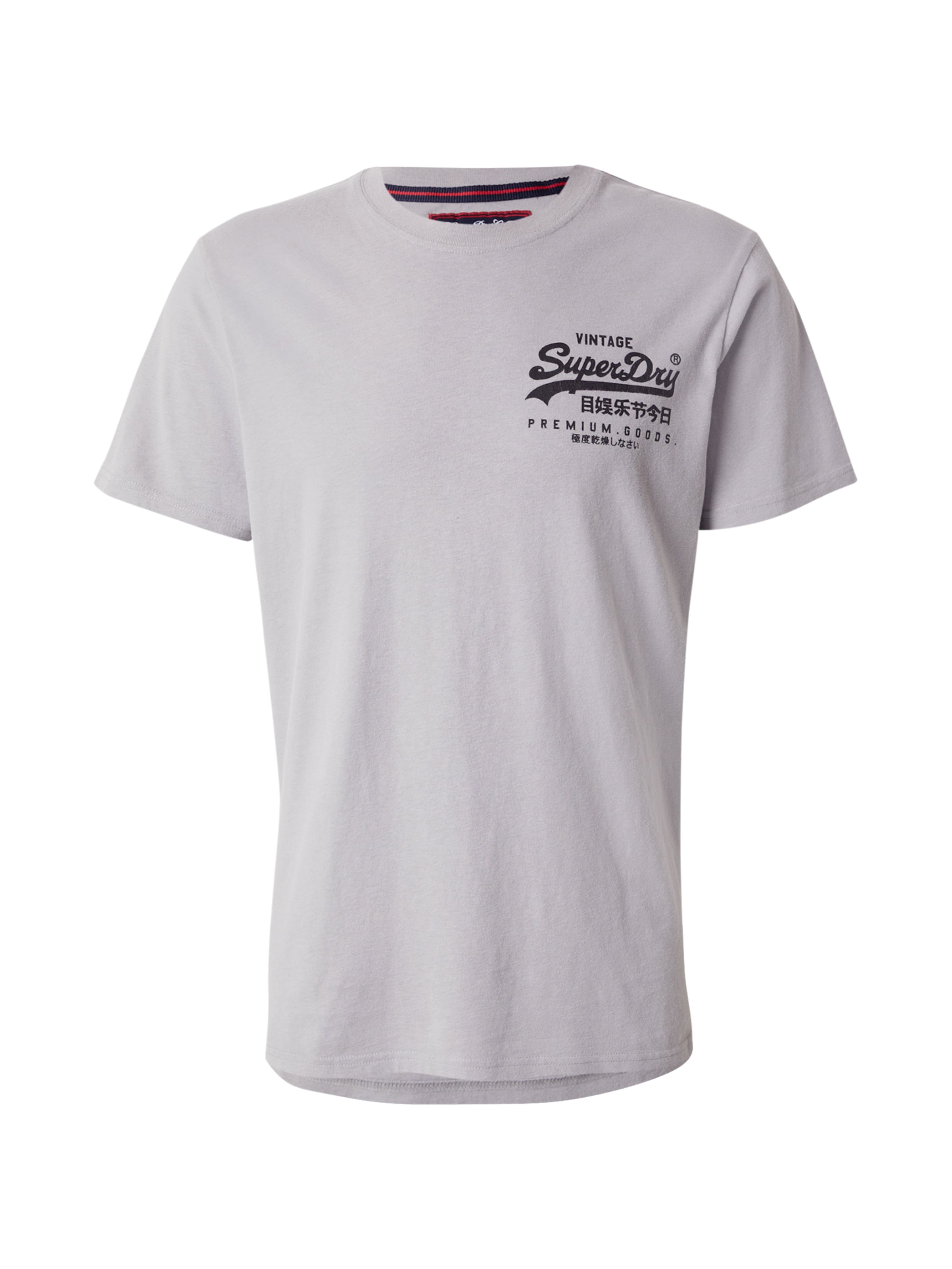 Superdry Тениска 'Tokyo' в сиво: отпред