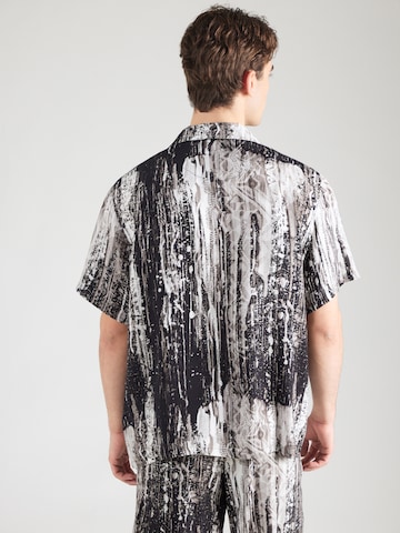 Carlo Colucci Rovný strih Košeľa - Čierna