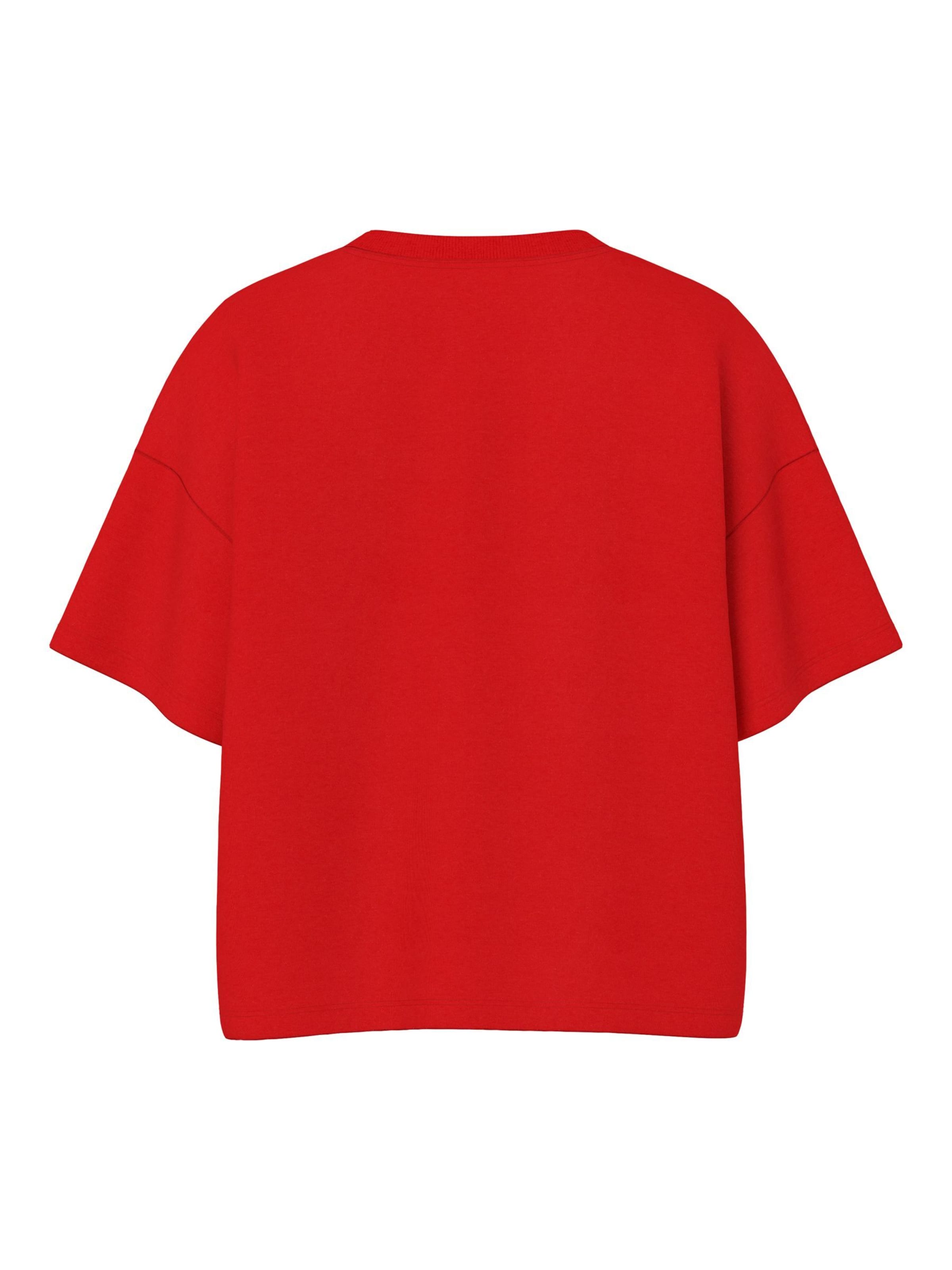 PIECES Sweatshirt 'PCChilli' in Rood