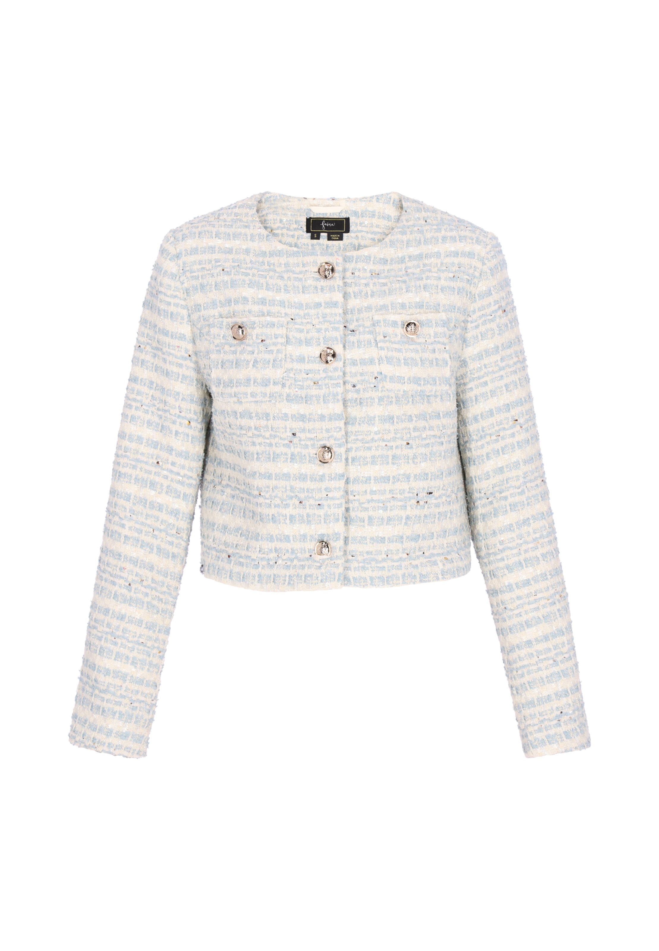 faina - Blazer en azul: frente