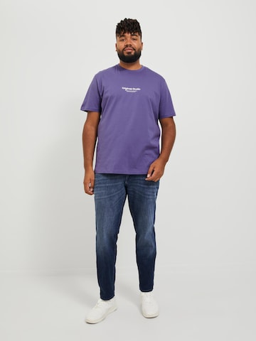 Jack & Jones Plus Shirt 'VESTERBRO' in Purple