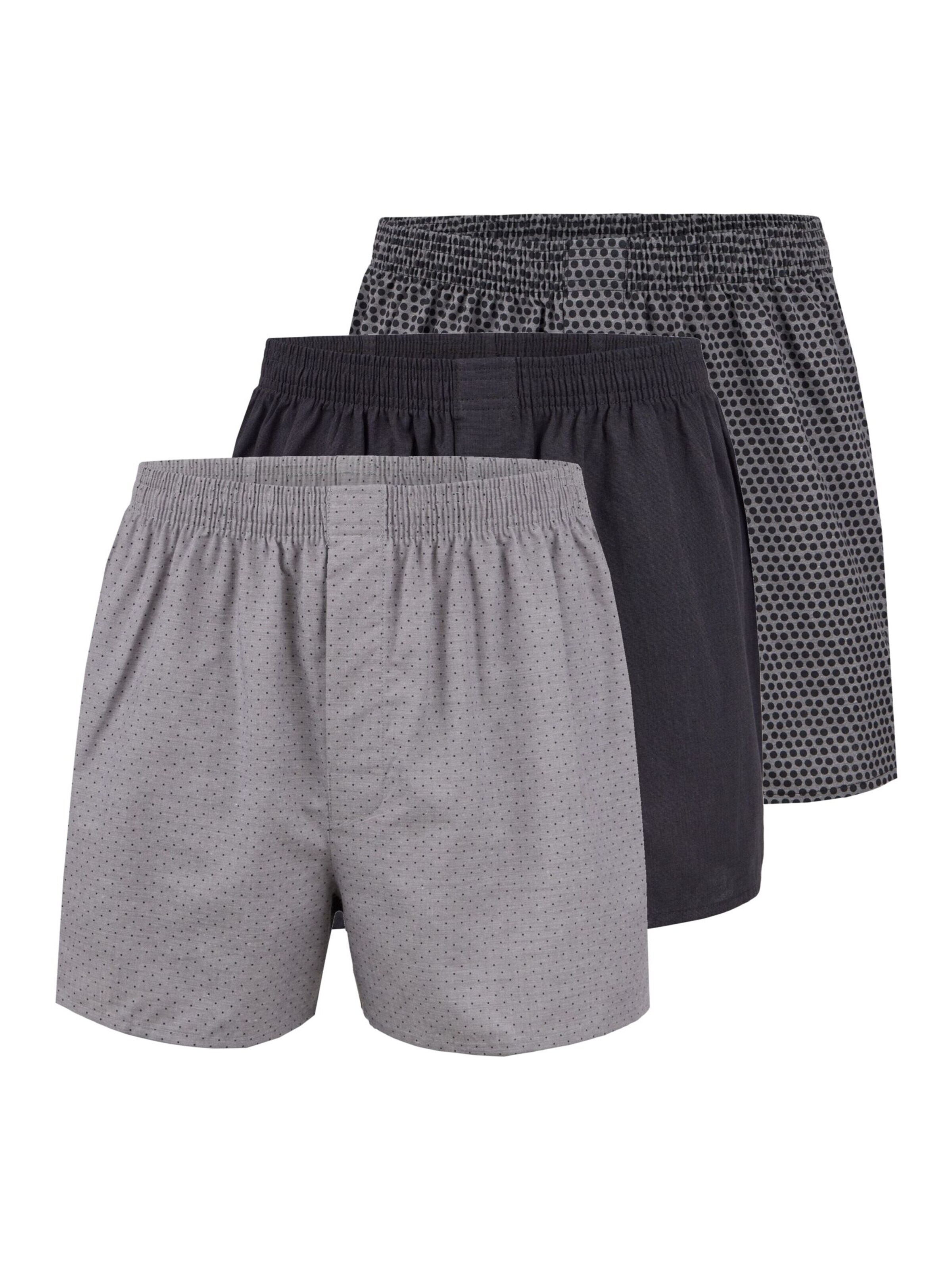 City Life Boxershorts‌‌‌ in Grau: Vorderseite