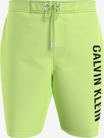 Calvin Klein Swimwear Badeshorts in Gelb: predná strana