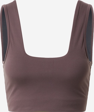 Varley Bustier Sport-BH 'Delta' in Braun: predná strana