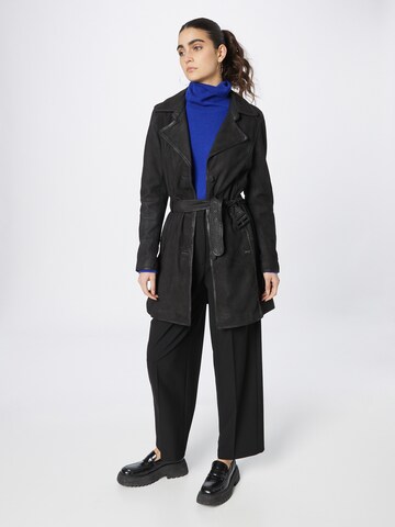 Maze Between-seasons coat in Black