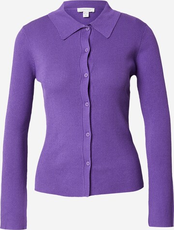 Cardigan TOPSHOP en violet : devant