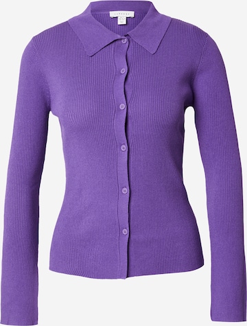 TOPSHOP - Casaco de malha em roxo: frente