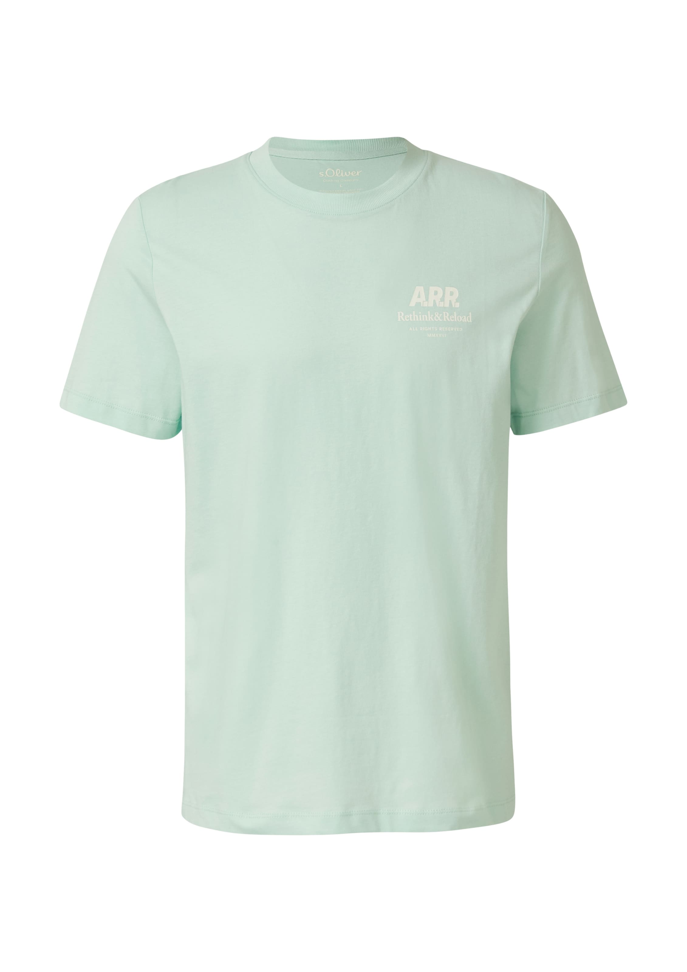T-Shirt s.Oliver en vert : devant