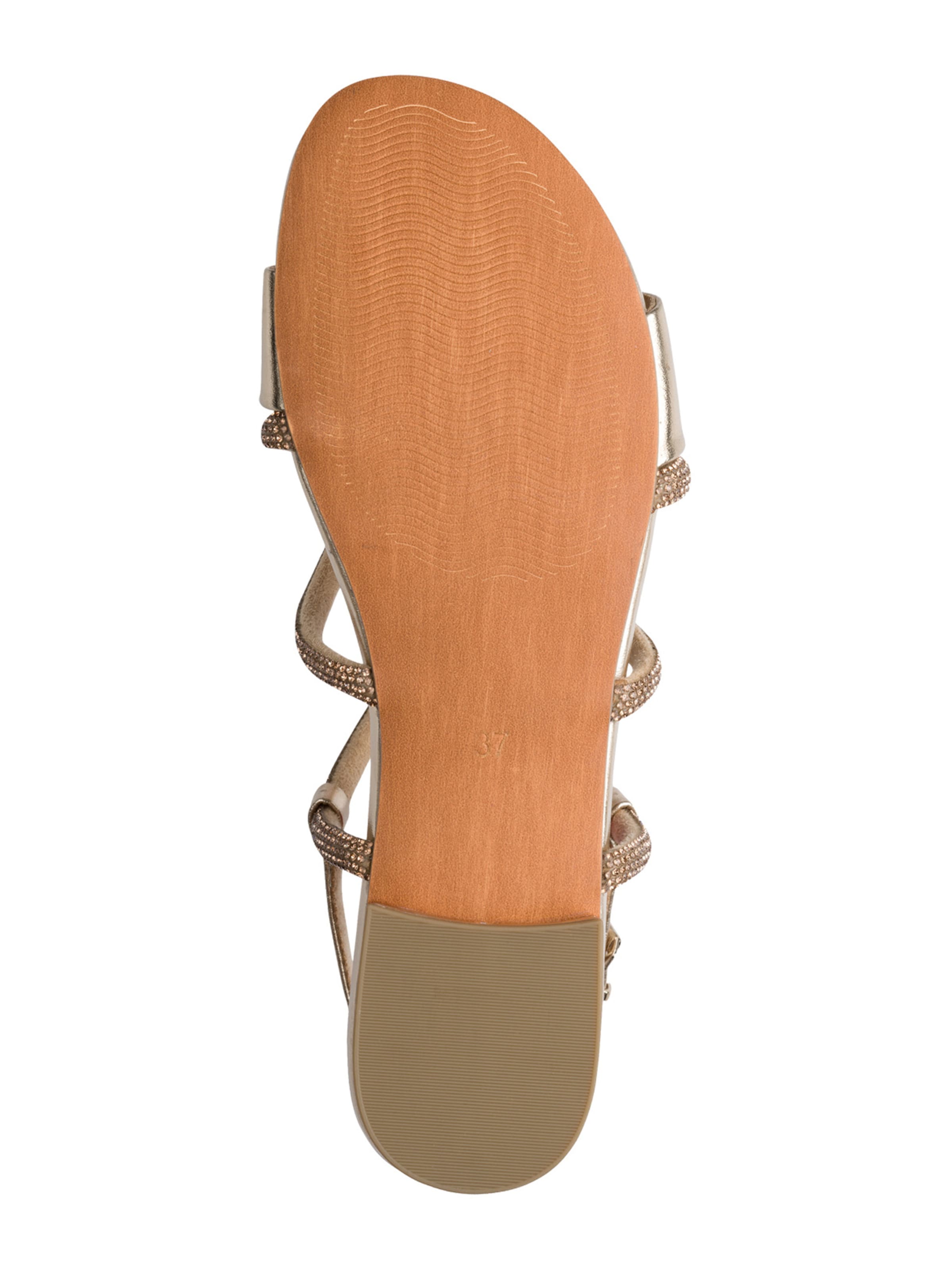 MARCO TOZZI Sandały z rzemykami w kolorze złoty