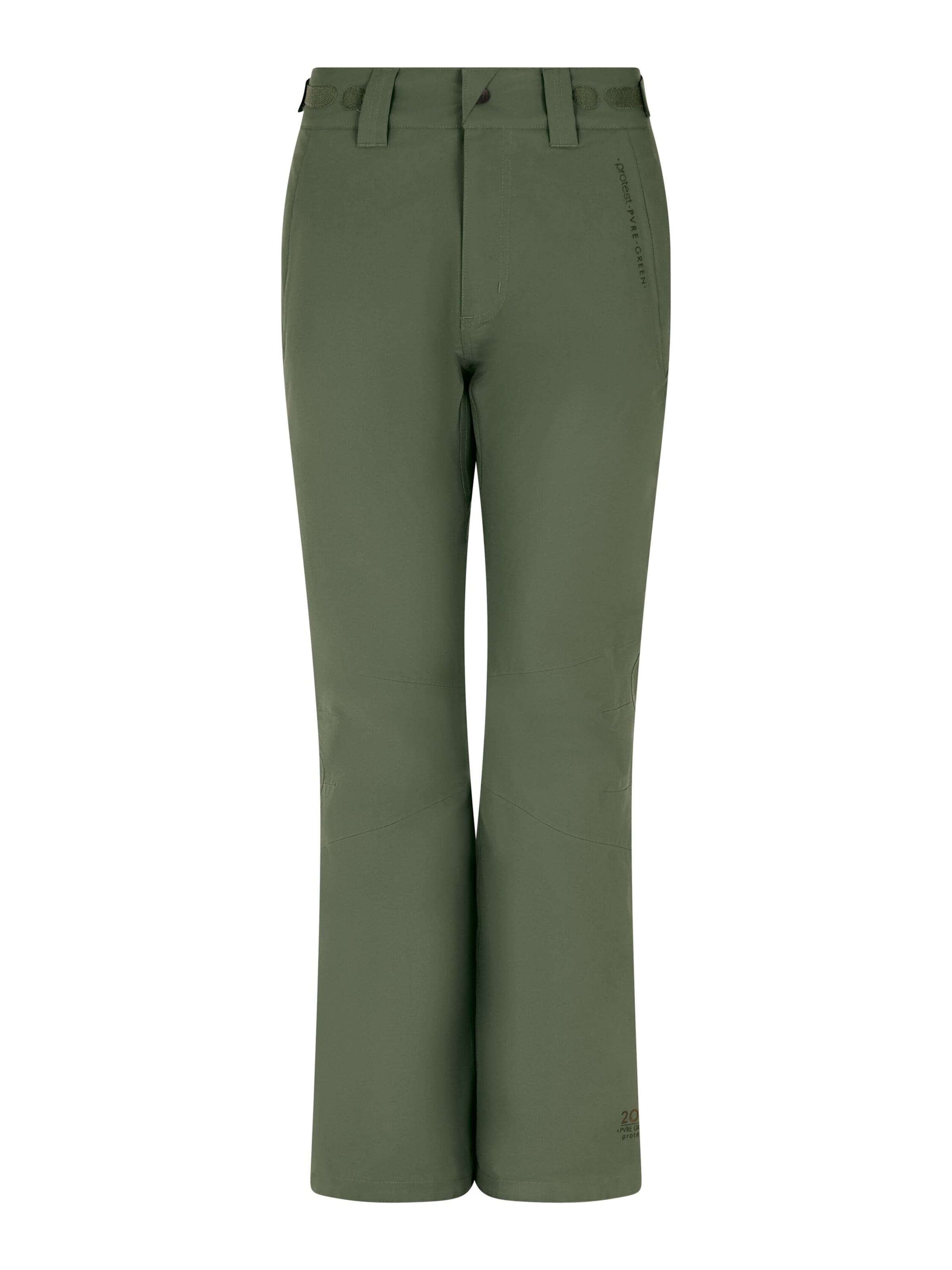 PROTEST Workout Pants 'PRTCARMACKOS' in Green: front