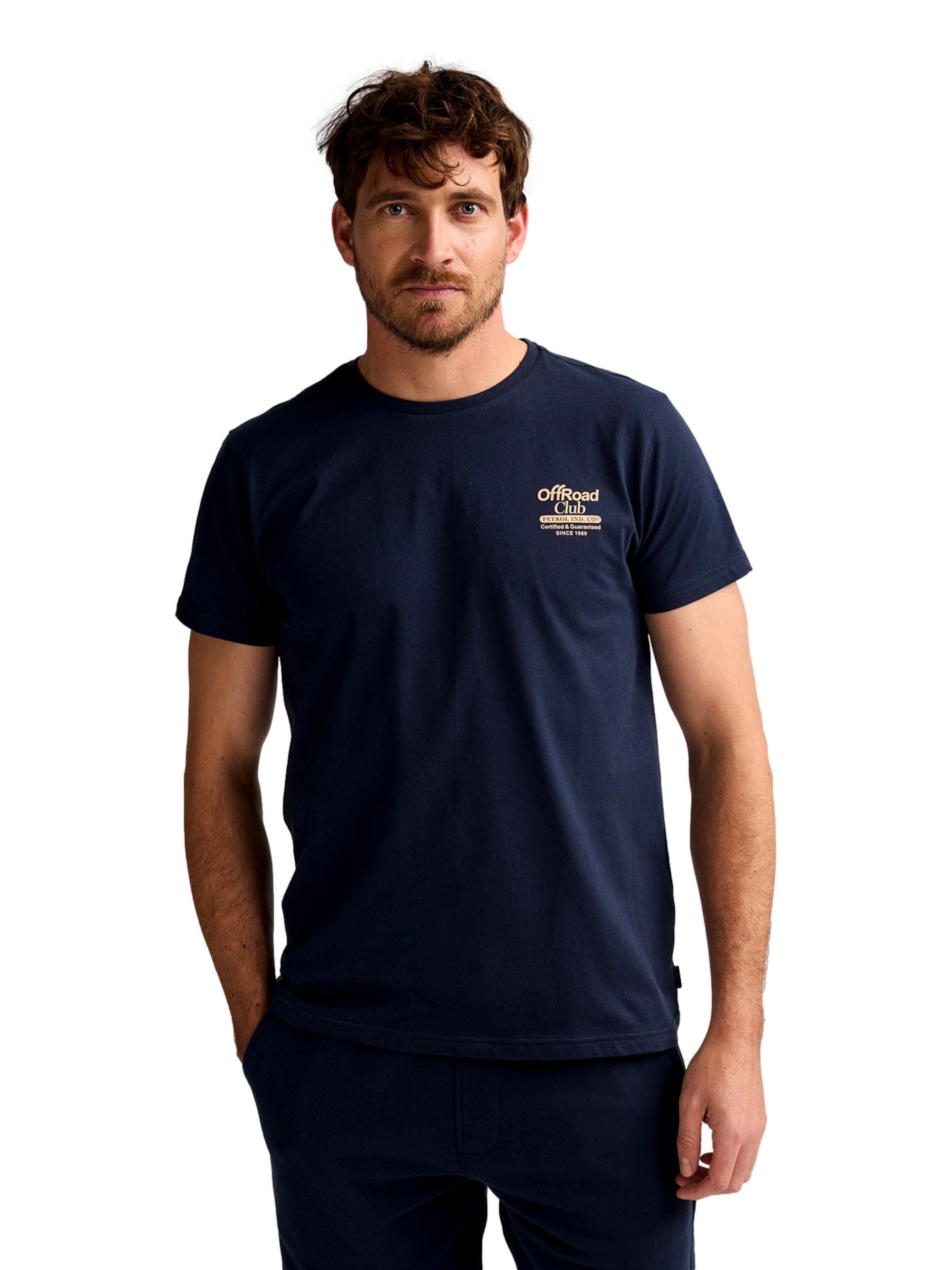Petrol Industries Shirt in Blue: front