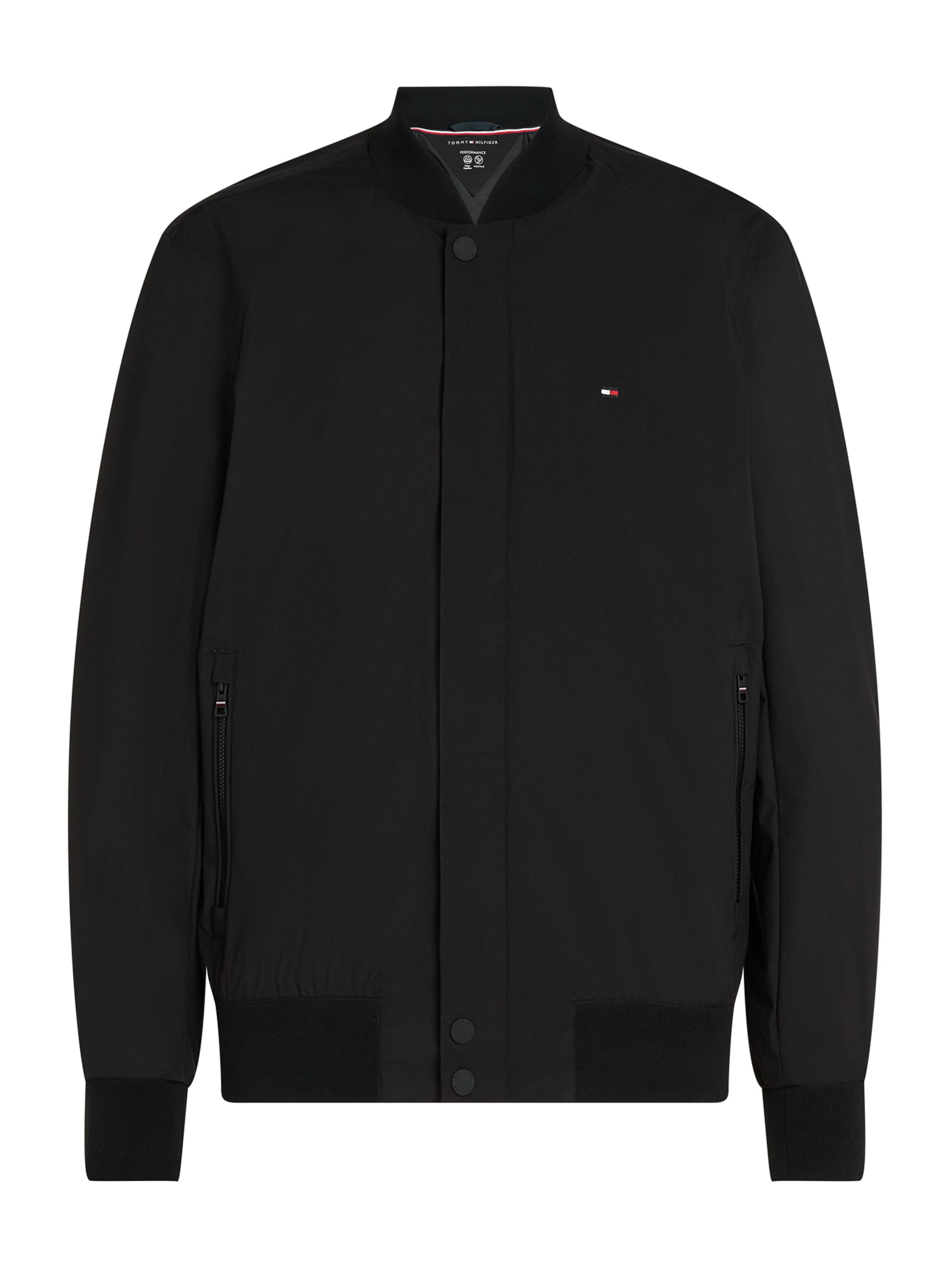 Veste mi-saison 'Tech' TOMMY HILFIGER en noir : devant
