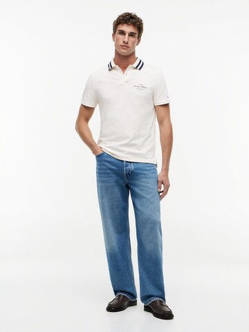 TOMMY HILFIGER Poloshirt in Beige