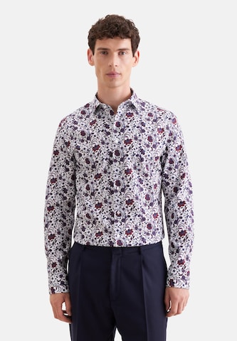 SEIDENSTICKER Slim fit Business Shirt in Red: front