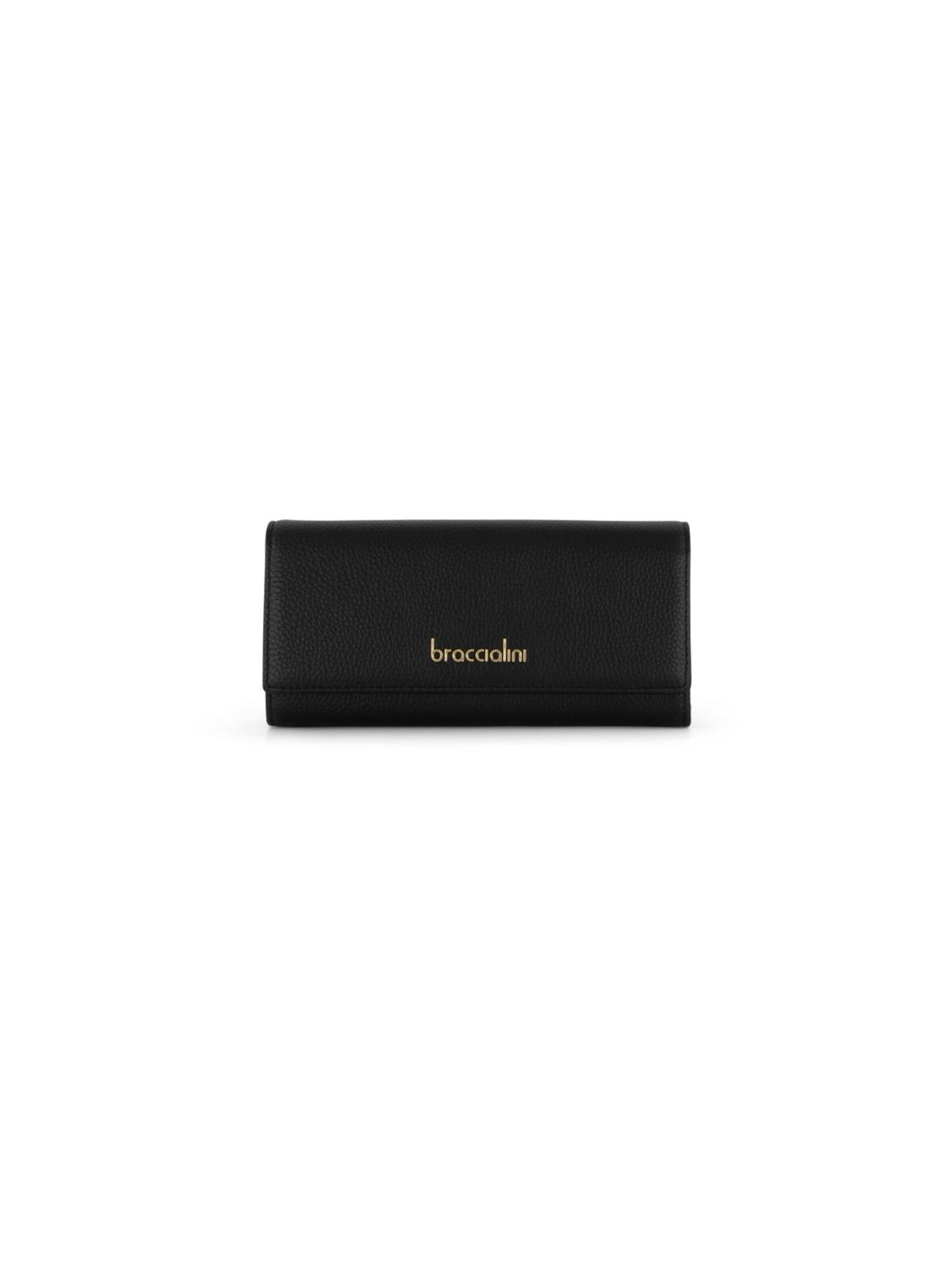 Braccialini - Cartera 'Basic' en negro: frente