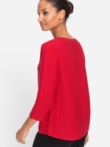 Pull-over 'Henny' Olsen en rouge