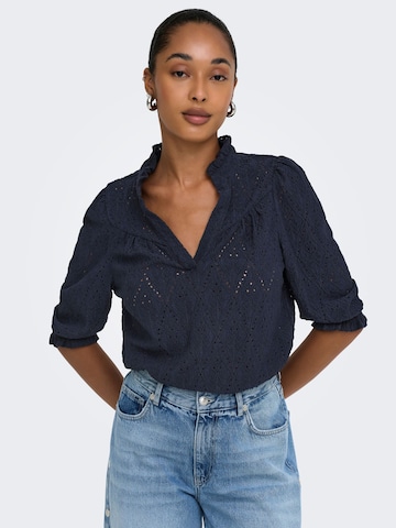 ONLY Bluse 'ONLZiggy' in Blau