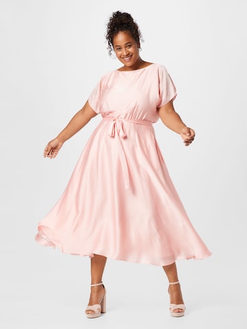 SWING Curve Φόρεμα κοκτέιλ σε ροζ: μπροστά