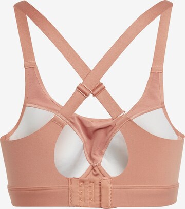 ADIDAS PERFORMANCE High Support Sports Bra 'Tailored Impact Lux' in Brown