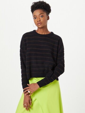 Pull-over 'NEW LERKE' ONLY en noir : devant