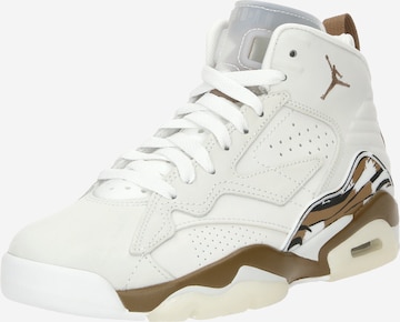 Sneaker alta di Jordan in bianco: frontale