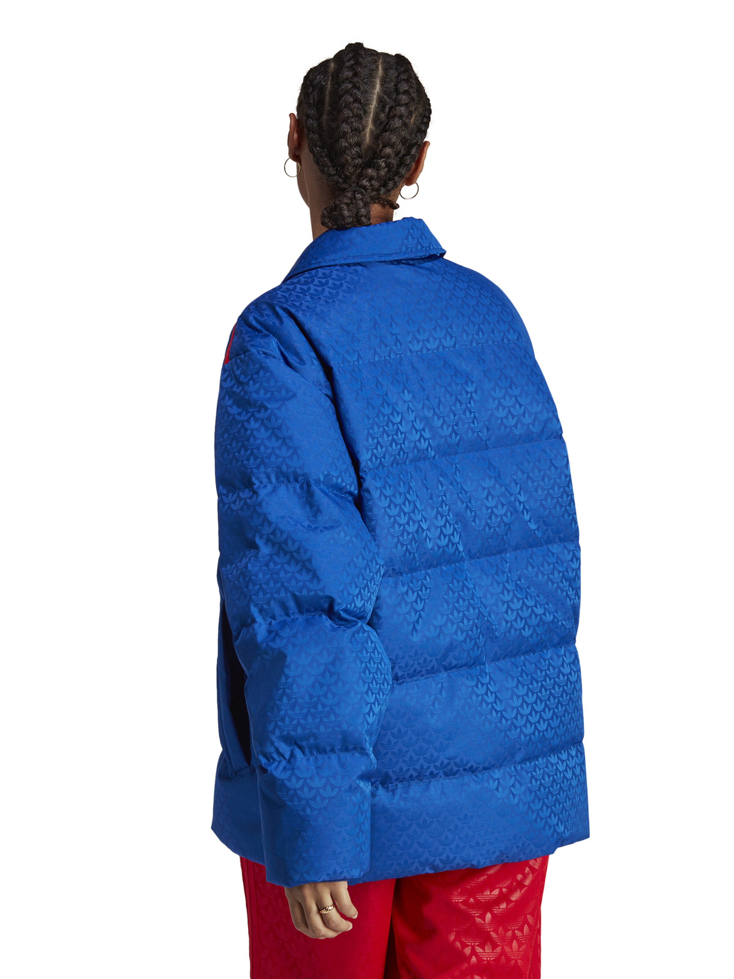 Veste d’hiver 'Adicolor 70S Monogram ' ADIDAS ORIGINALS en bleu