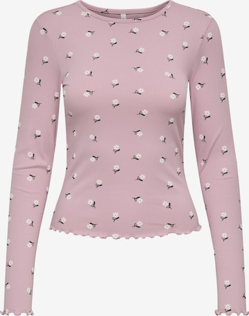 ONLY Shirt 'ONLINA' in Purple: front