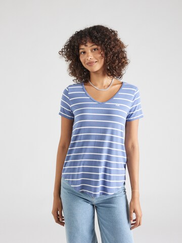 T-shirt 'EMEA' HOLLISTER en bleu : devant