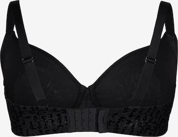 Devoted by Zizzi T-shirt Bra in Black