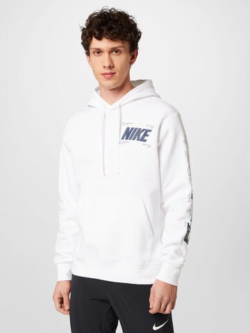 Nike Sportswear Sweatshirt in Weiß: predná strana