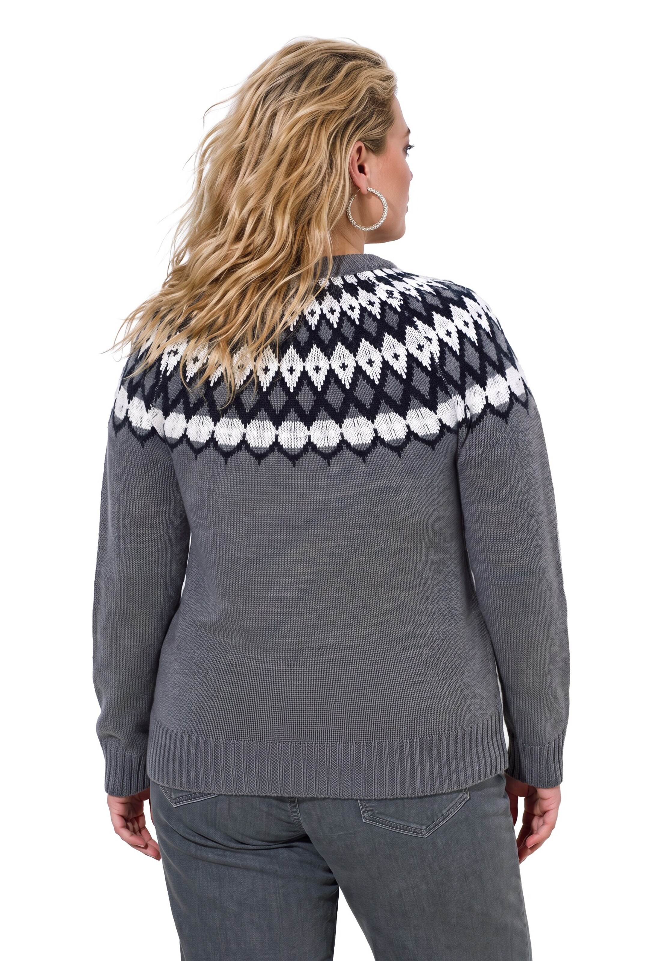 Ulla Popken Pullover in Grau