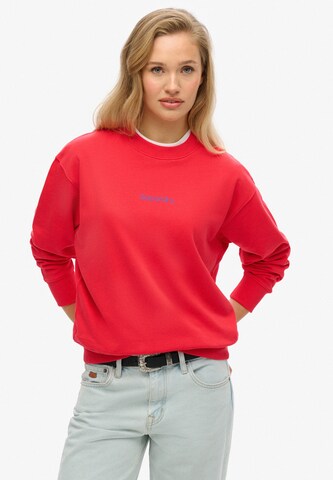 Superdry Sweatshirt in Pink: front