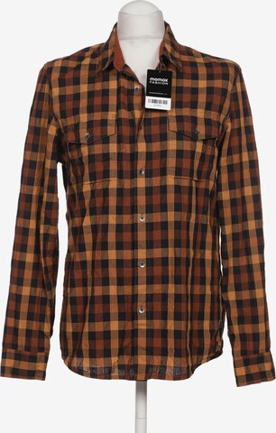 GUESS Button Up Shirt in M in Brown: front