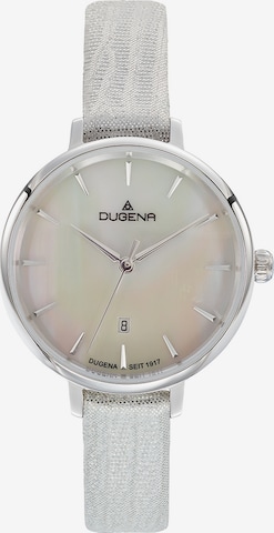 DUGENA Analog Watch in White: front