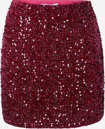 GLAMOROUS Rok in Rood: voorkant