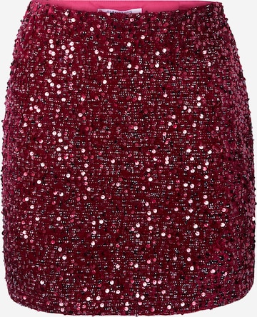 GLAMOROUS Rok in Rood: voorkant