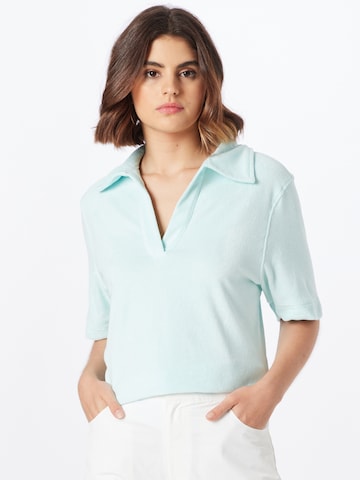 Gina Tricot - Camisa 'Everly' em azul: frente