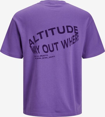 T-Shirt 'THREAD' JACK & JONES en violet