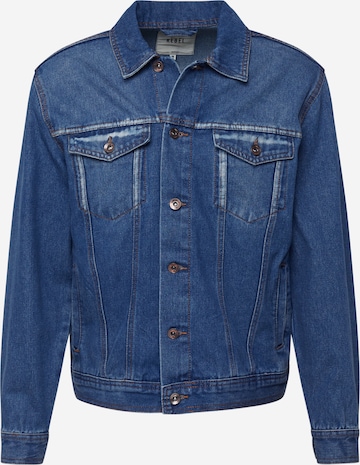 Redefined Rebel Between-Season Jacket 'Baker' in Blue: front