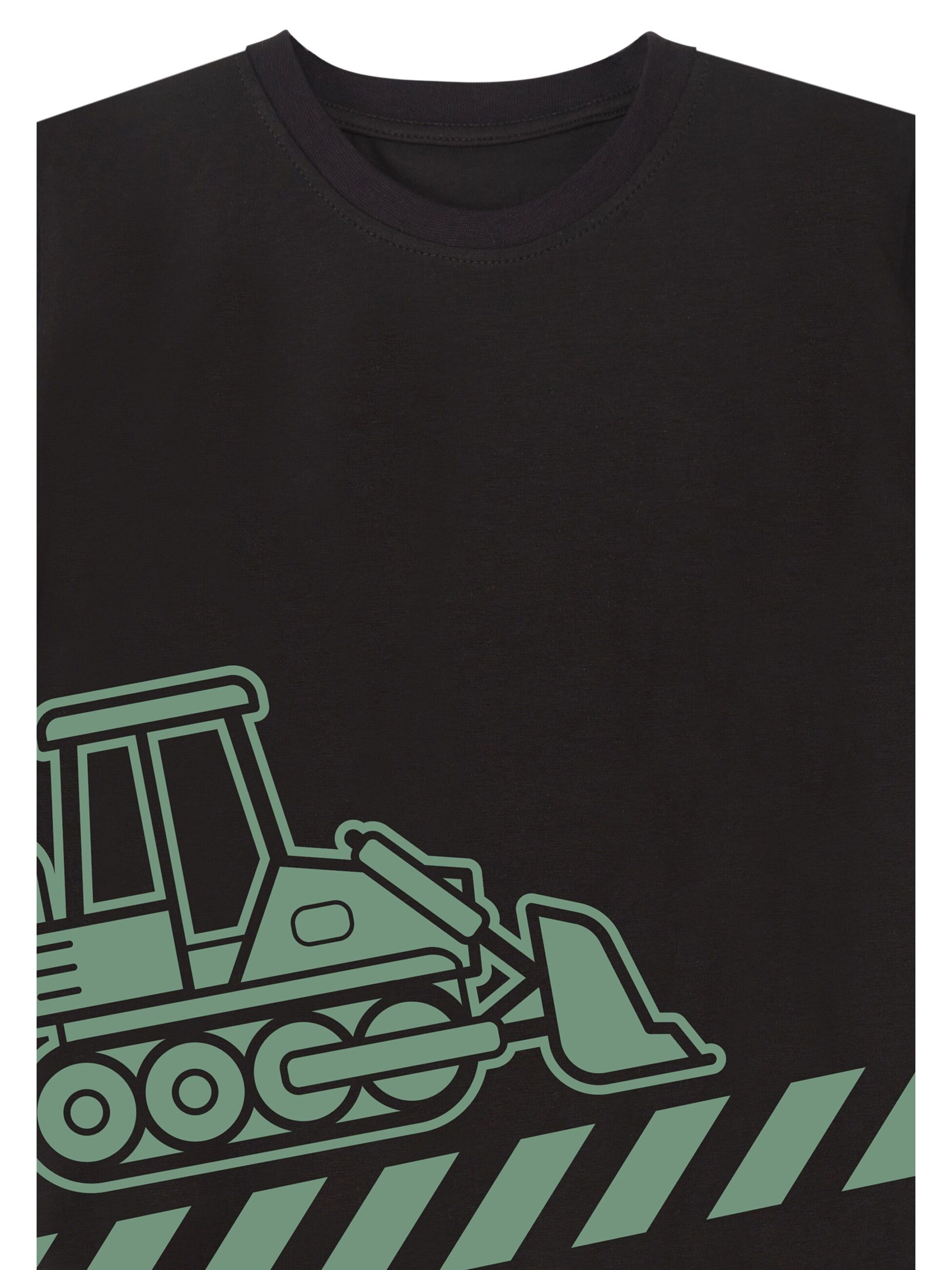 Denokids Tracksuit 'Digger on Duty' in Black