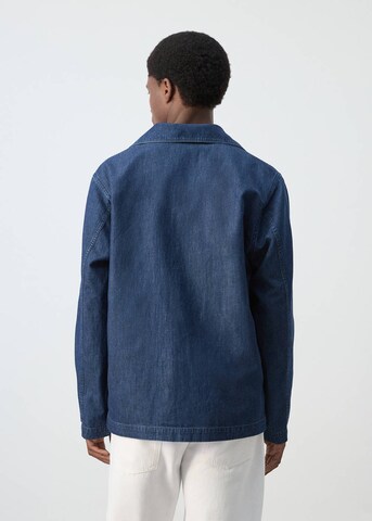 MANGO MAN Regular fit Button Up Shirt 'Tudy' in Blue