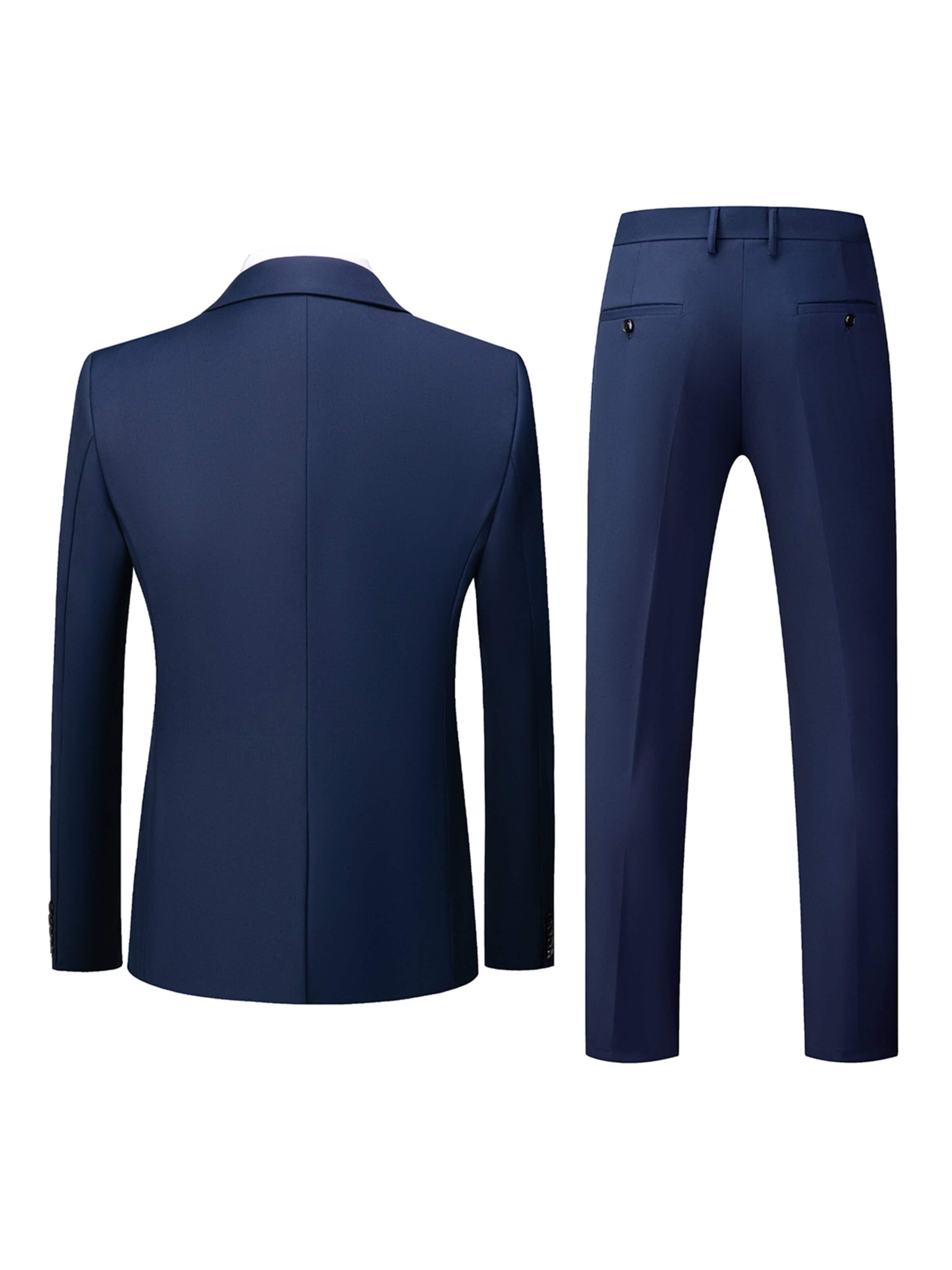 YOUTHUP Slim fit Suit 'Versio' in Blue