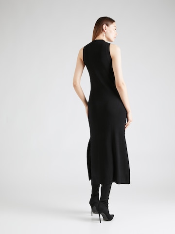 IVY OAK Stickad klänning i svart