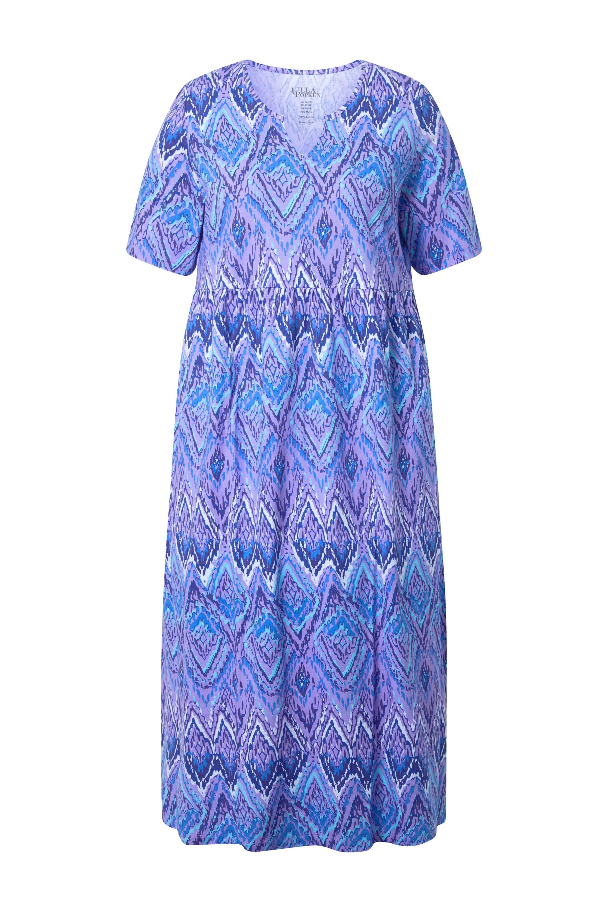 Ulla Popken Dress in Purple / Mixed colours, Item view
