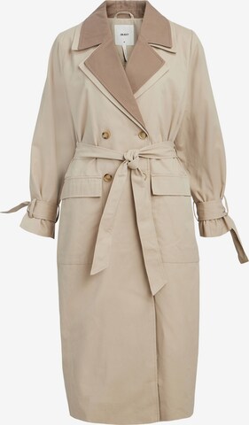 OBJECT Between-seasons coat 'Tessa' in Beige: front