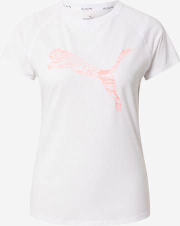 PUMA Koszulka funkcyjna 'Run Favorite' w kolorze biały: przód