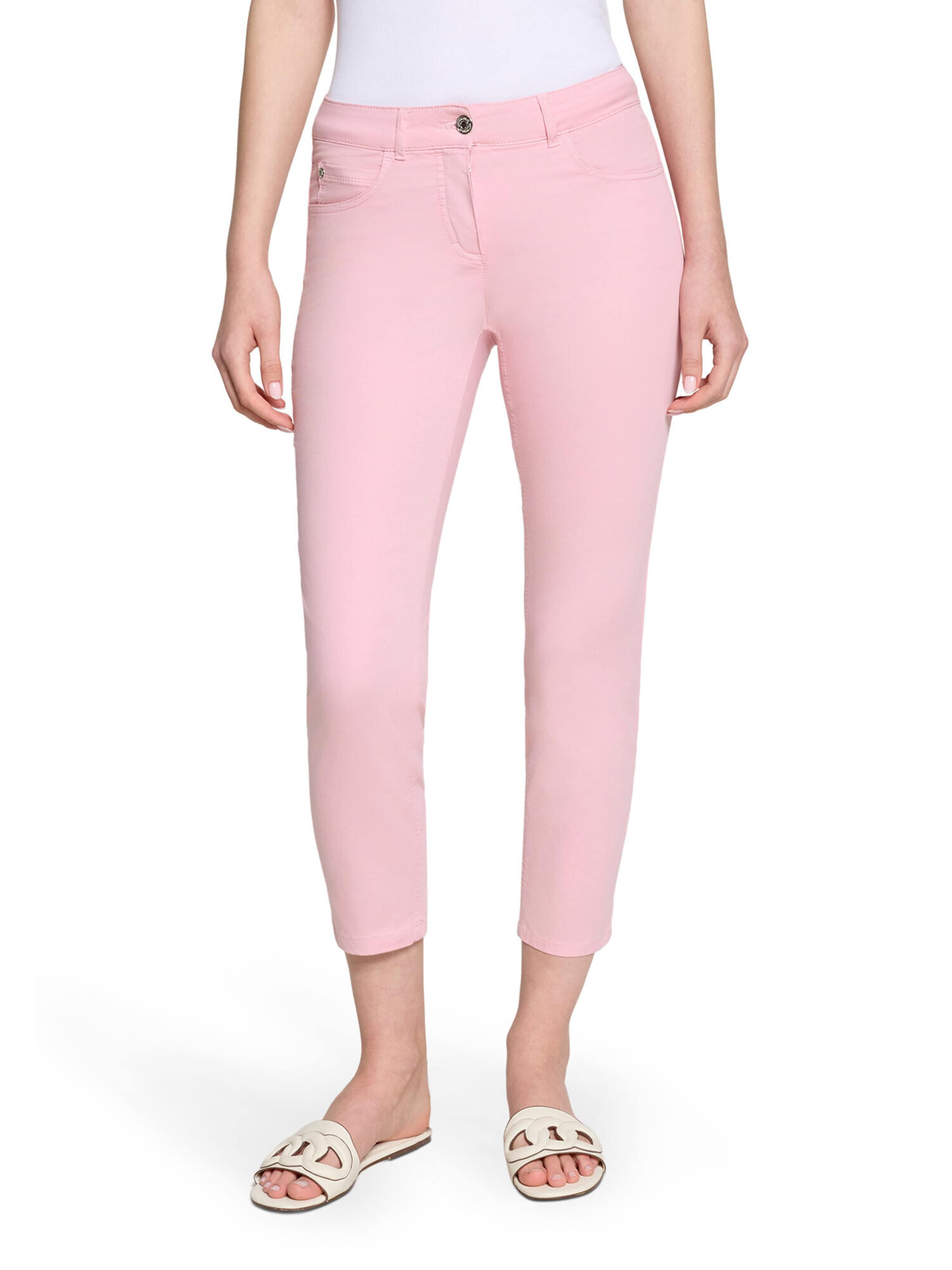 Loosefit Jean Betty Barclay en rose : devant