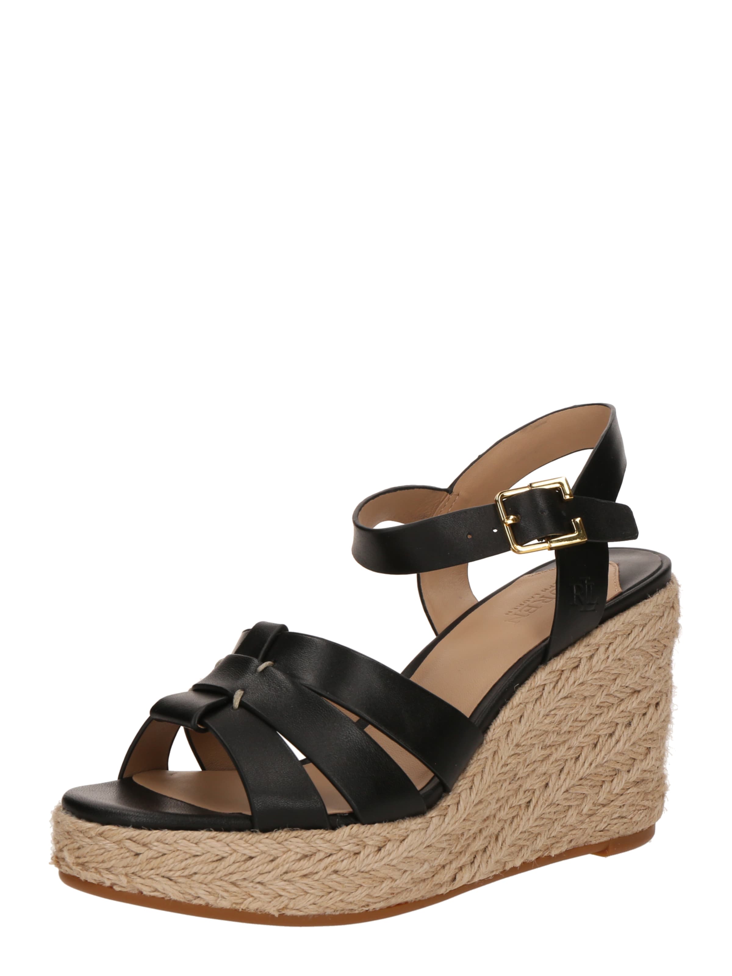 Lauren Ralph Lauren Sandaler 'SOFFIA' i sort: forside