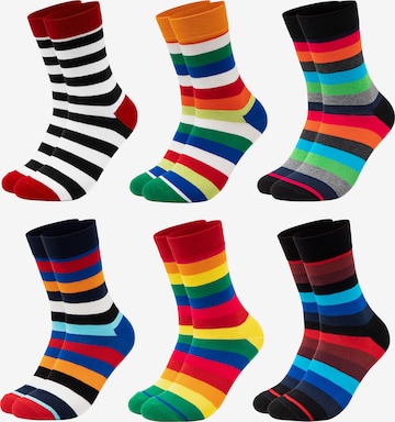 Occulto Socken 'Sigi' in Rot: Vorderseite