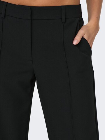 ONLY Regular Pleat-Front Pants 'ASTRID' in Black